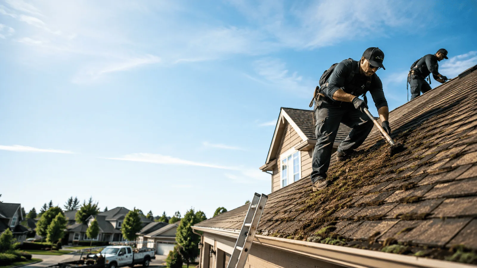 Roof Moss Removal in Canton, KS near me